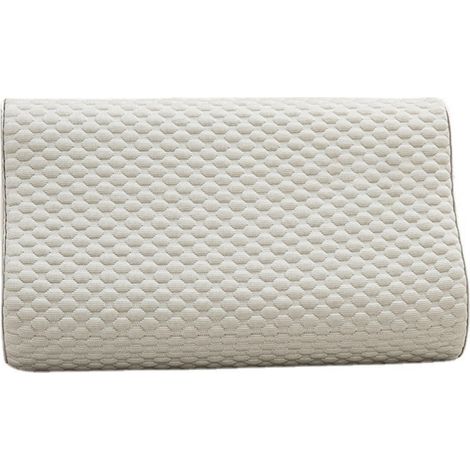 Taie d'oreiller ergonomique en mousse à mémoire de forme pour soulager les douleurs cervicales et des épaules, idéale pour dormir sur le côté, sur le dos ou sur le ventre. (1/5)