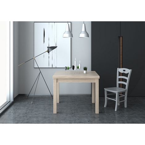 1PZ KIT TAVOLO LIBRO 90X90/180 CM OLMO (1/2)