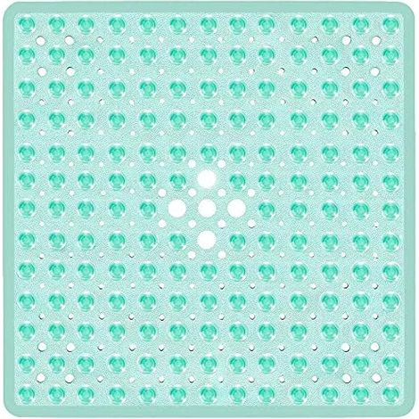 Tapis de bain carré antidérapant avec ventouse, tapis de douche antidérapant, P (1/5)