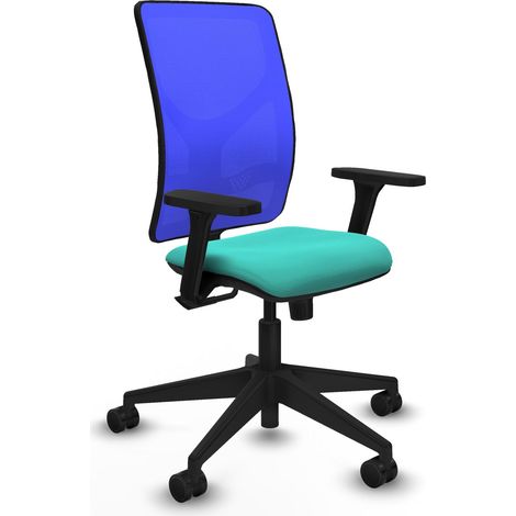 Sedia da ufficio piqueras y crespo Motilla turchese braccioli 3D (1/2)