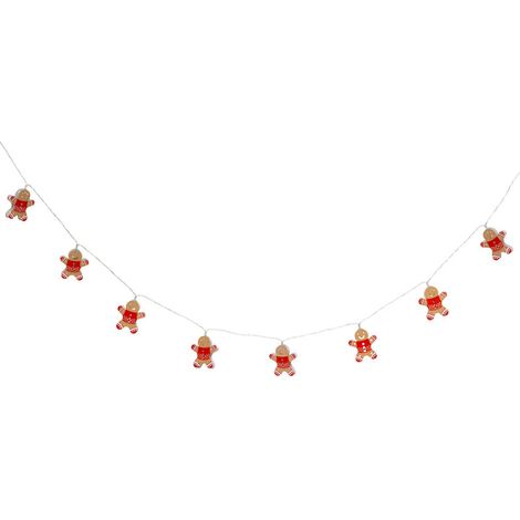 Luce di natale pan di zenzero 10 led 1,65 m - Feeric lights & christmas