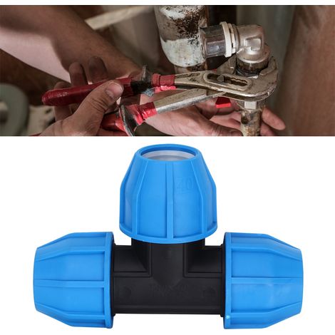 PE-Kunststoff 40-mm-T-Stück Wasserrohr-Anschlusszubehör (1/5)