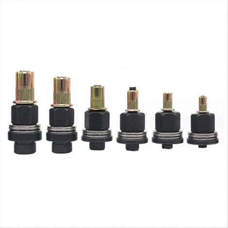 Jeu de 6 adaptateurs pour écrous à riveter à la main, compatibles avec les écrous modèles M3-M10-SSZFV (1/5)