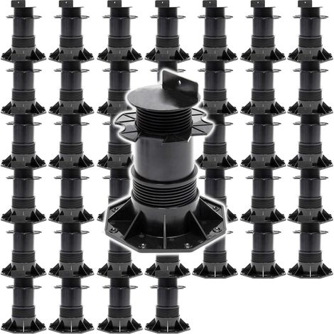 XPOtool Set 50 supporti per pavimenti galleggianti Altezza regolabile 140-210mm Max 2700 kg Piedini per decking (1/5)
