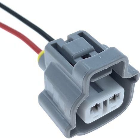 DJ70216Y-2.2-11/21 Male/Female Fog Light Plug Turn Signal Waterproof Connector 2-Pin 6189-0175 (1/4)