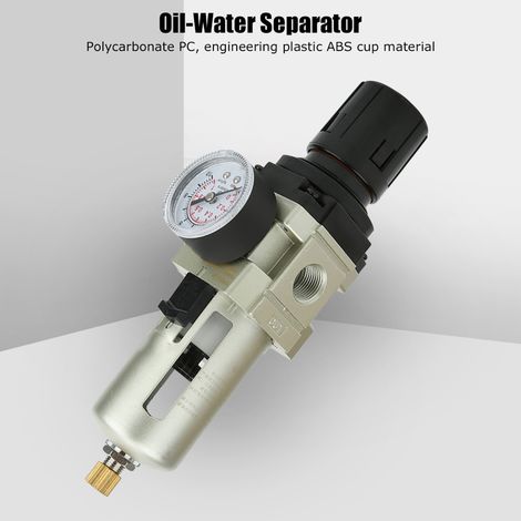 Filtre régulateur de pression d'air pour séparateur huile-eau pneumatique, unité unique AW3000-03A (1/5)