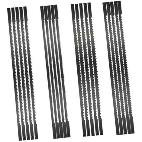 Lames de Scie à Chantourner avec Goupille 10 15 18 24 Dents pour Travail du Bois (1/4)