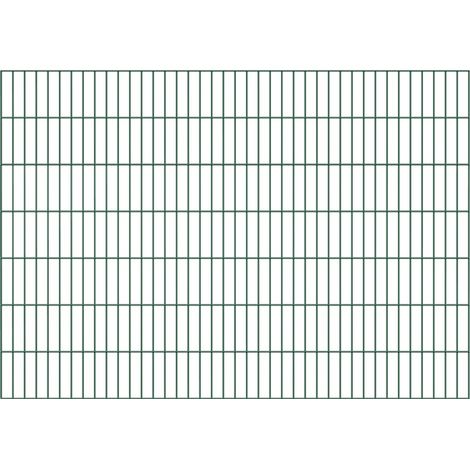 ALBERTS Doppelstab-Gittermatte, verz.grün, BxH2000x1400mm, Draht-Ø6/5/6, Masche50x200mm (1/3)