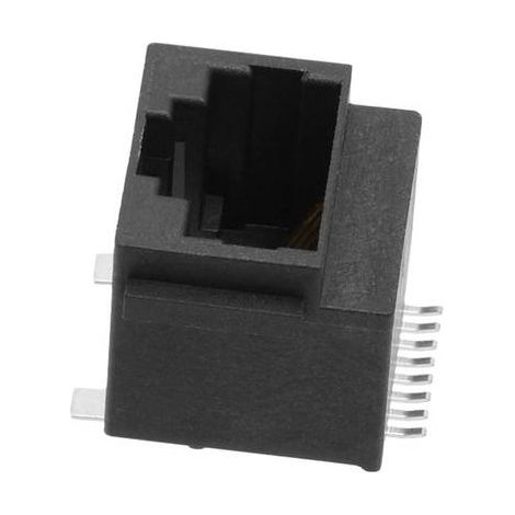 Connectique RJ45 encitech RJJU-88-142-E1V-021 3251-0012-04 RJ45 embase femelle, verticale noir 1 pc(s) C045261 (1/2)