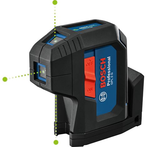 Bosch Punktlaser GPL 3 G, LR6-Batterie, Tasche (1/5)
