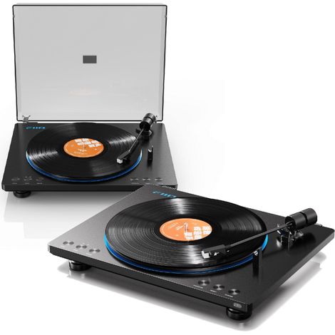 Giradischi automatico FiiO TT13 BT nero con telecomando e Bluetooth
