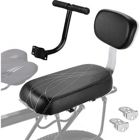 Hinterradsitzkissen für Fahrräder, Fahrradteile und Zubehör, einschließlich Kissen und Rückenlehne, Fußstützen, Armlehnen, Handläufe für Kinder oder Erwachsene (1/5)