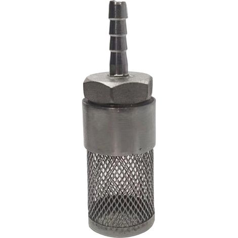Filtre à barbe de tuyau fiable en acier inoxydable 304 parfait pour maintenir un flux d eau propre dans les pompes 6 mm (1/5)