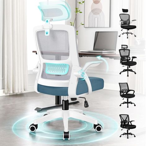 ALFORDSON Bürostuhl Ergonomischer Schreibtischstuhl Netzstuhl Drehstuhl 180 kg (1/5)
