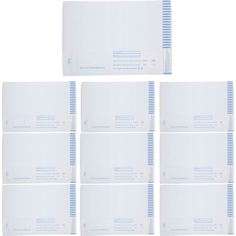 200 pièces/boîte de sacs de nettoyage/sacs de rangement pour outils dentaires jetables auto-scellants (70 x 260 mm) (1/5)