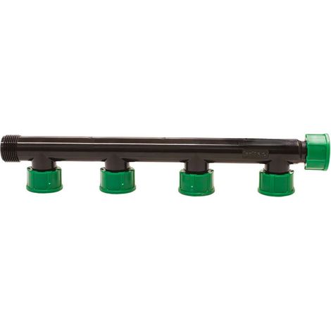 Collettore con ghiera ed OR 4 uscite 1"x 1"x 1"x1" e doppio ingreso M/F IG43610D0N320