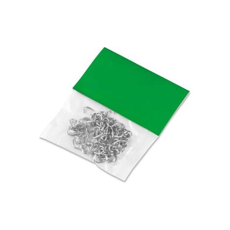 Easycloture – Sachet de 80 crampons métal 19mm – Fixation pour gabion acier galvanisé – Accessoire pour montage de gabions