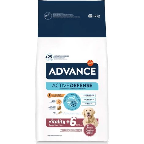 Advance Vitality Senior Maxi - Comida para Perro Senior Grande (+30 Kg)