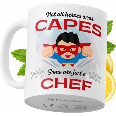 Mug humoristique pour chef, avec un texte amusant et un design graphique original. Idéal pour les anniversaires, les fêtes et les occasions spéciales. Mug premium pour la maison, le bureau et le trava (1/5)