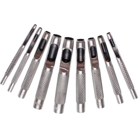 BGS Do it yourself Locheisen-Satz 2,5 - 10 mm 9-tlg.