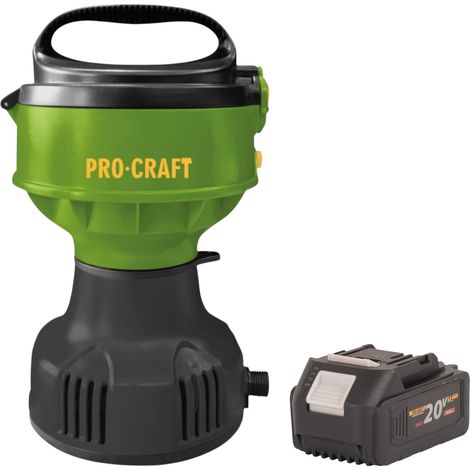 Pompa galleggiante a batteria Procraft CPN22bb 20 V 3200 l/h + 1x batteria 4,0 Ah - senza caricabatteria