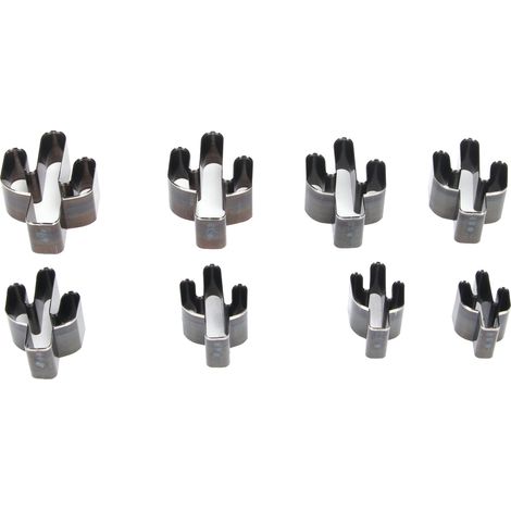 8 pièces Emporte-pièces Forme Cuir Acier Carbone pour Sac Ceinture Portefeuille (1/5)