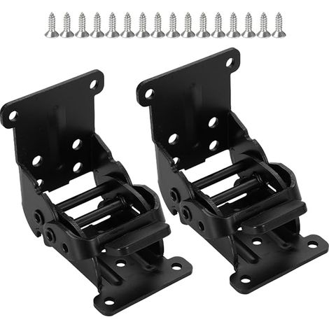 Folding Self-Locking Hinges, Invisible Folding Hinges, Self-Locking Folding Hinge, 0-180 Degree, Suitable for Bed Table Hinges (1/5)