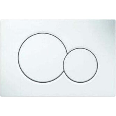 For Geberit Sigma01 - Sigma01 flush plate, White - 115.770.11.5 (1/2)