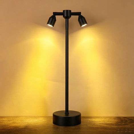 Lampe de Table Portative Rechargeable Sans Fil LED Lampe d’Accent pour Plantes, Tableaux, Œuvres Éclairage pour Chambre, Salle à Manger, Café, Camping, Bar (1/5)