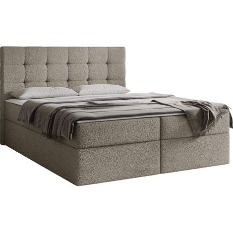 Cama continental Comfivo Osculum I, Lambi 03, Continental, Doble, 180x200, Tapiz, Somieres, 183x206x112cm (1/5)