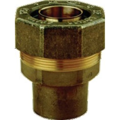 Raccord gaz naturel à souder sur cuivre 22/25-32