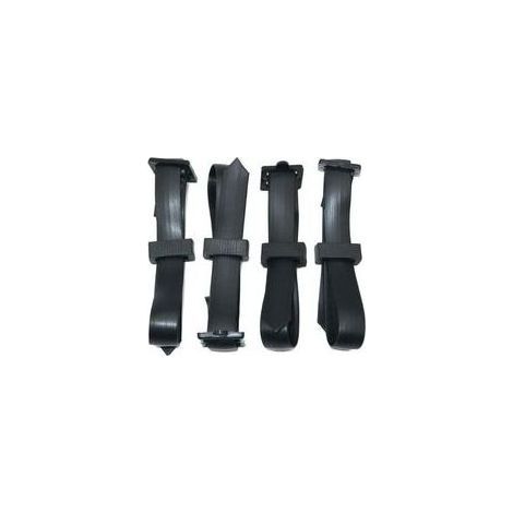 4 Pièces 60 cm Attache pour Arbre Fruitier, Attache Tuteur Arbre Résistantes, Sangle pour Arbre Réglables, Lien Tuteur Arbre avec Boucle pour la Prise en Charge des Arbres Arbustes (1/4)