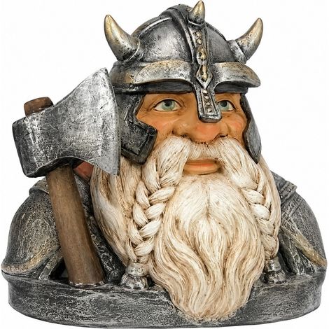 Statuette de personnage de jardin, ornement de décoration pour patio, cour ou pelouse extérieure (1/2)
