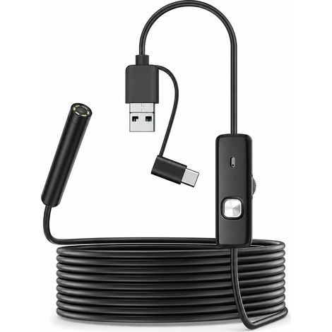 Endoscope 5,5 mm Type C Câble 5 m pour Android Win (1/5)