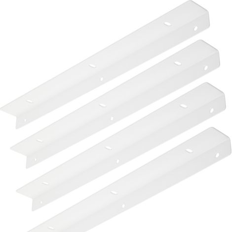 4 Stück Auflagewinkel 400 mm weiß inkl. Montagematerial Wandkonsolen für Arbeitsplatte Tischplatte Schreibtischplatte Montagewinkel von SOTECH (1/5)