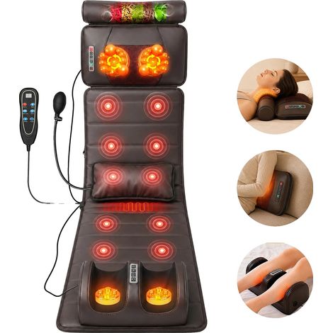 Tapis de massage, fonction chauffante, utilisation multi-positions, UE (1/2)