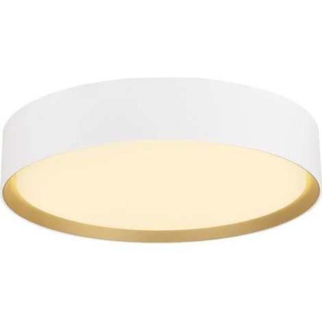 Plafonnier Decona 30 or blanc Ø 30cm - 1008579