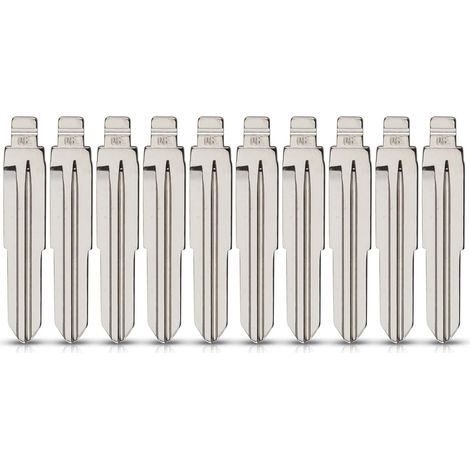 Lot de 10 pièces vierges de construction en métal pour clés de voiture TOY38R - Installation facile (1/5)