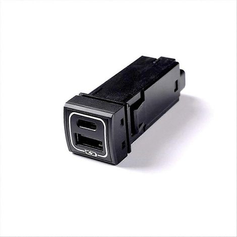 QC3.0 USB-Autoladegerät, Schnellladefunktion, Kfz-Innenraumzubehör, 3.0-Schnellladeanschluss, kompatible Smartphones, Armaturenbrett-Ladegerät (1/5)