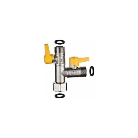 3-Wege-Ventil für Handbrause und Duschkopfanschluss, Duscharm, 3-Wege-Umstelladapter aus Messing, Absperrventil für Wasserhahn, DSF009-Crezuo