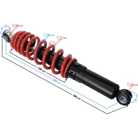 Amortiguador para ATV 110 de 30 cm/7 mm (1/2)
