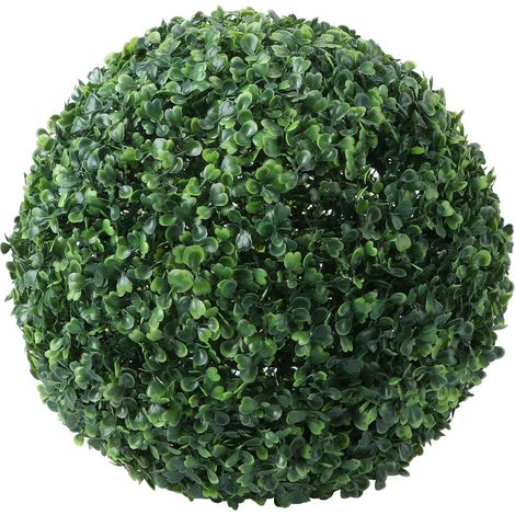 1 Boule Gazon Artificiel 23 Cm Plastique Résistant Décoration Intérieure Extérieure Mariage