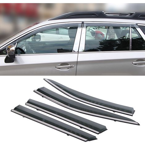 Déflecteurs de pluie/couvre-pluie pour vitres de voiture adaptés à la Subaru Outback 2015-2019 (surdimensionnés) (surpoids). (1/5)