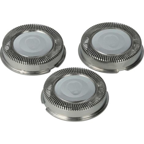 vhbw 3x cabezales de repuesto compatible con Philips HQ5465, HQ5601, HQ5812, HQ5813, HQ5817, HQ5820, HQ5855, HQ5856, HQ5858, HQ5860, HQ5861, HQ5865, HQ5866 máquina de afeitar