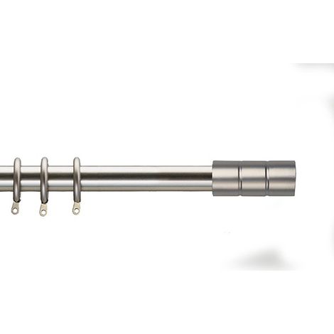 ASTA METALLO EXT KIT KANSAS NICHEL - 125-245 CM