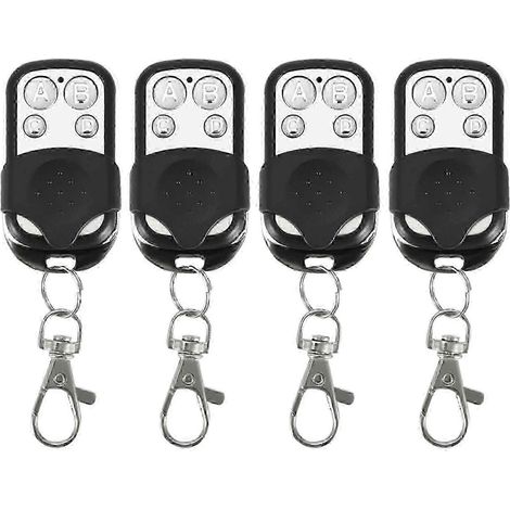 Quatre cloneurs de télécommandes sans fil 433,92 MHz avec un système antivol à 4 canaux compatible avec les produits pour portes de voiture et de garage. (1/5)