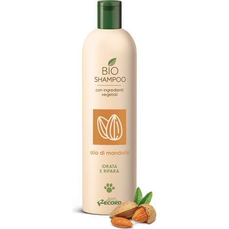 Shampooing bio à l'huile d'amande hydratant et réparateur pour chiens et chats