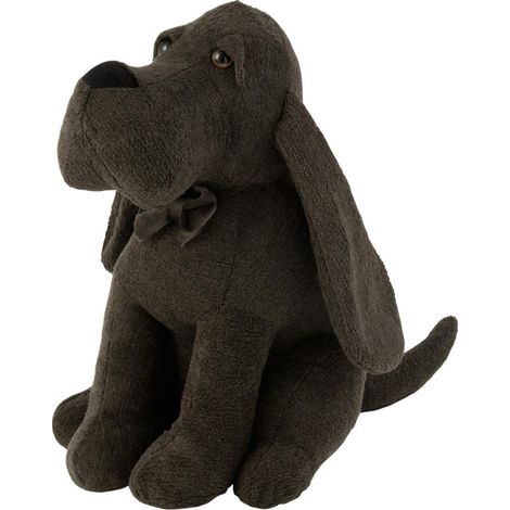 Cale-Porte Chien "Nœud Papillon" 31cm Gris Foncé