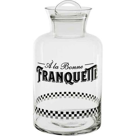 Bocal  verre transparent Côté Table 15x28cm (1/2)