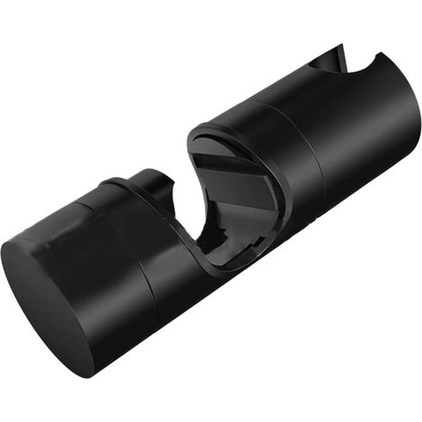 Support de pommeau de douche réglable, rail de douche pivotant à 360°, installation sans perçage pour douches à main, matériau ABS, noir (noir) (1/5)